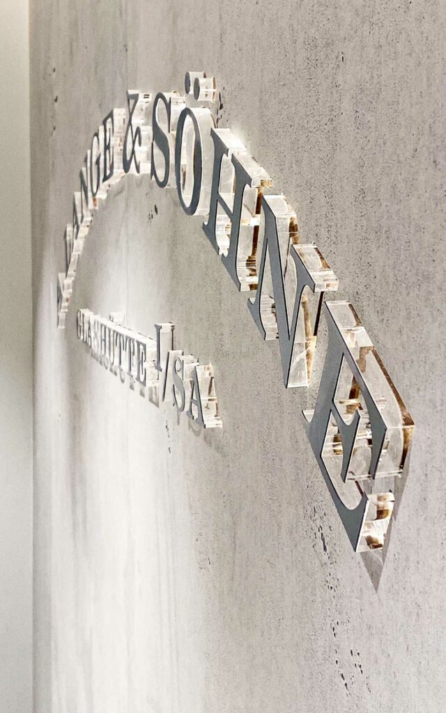 beleuchtete Einzelbuchstaben - Frankfurt